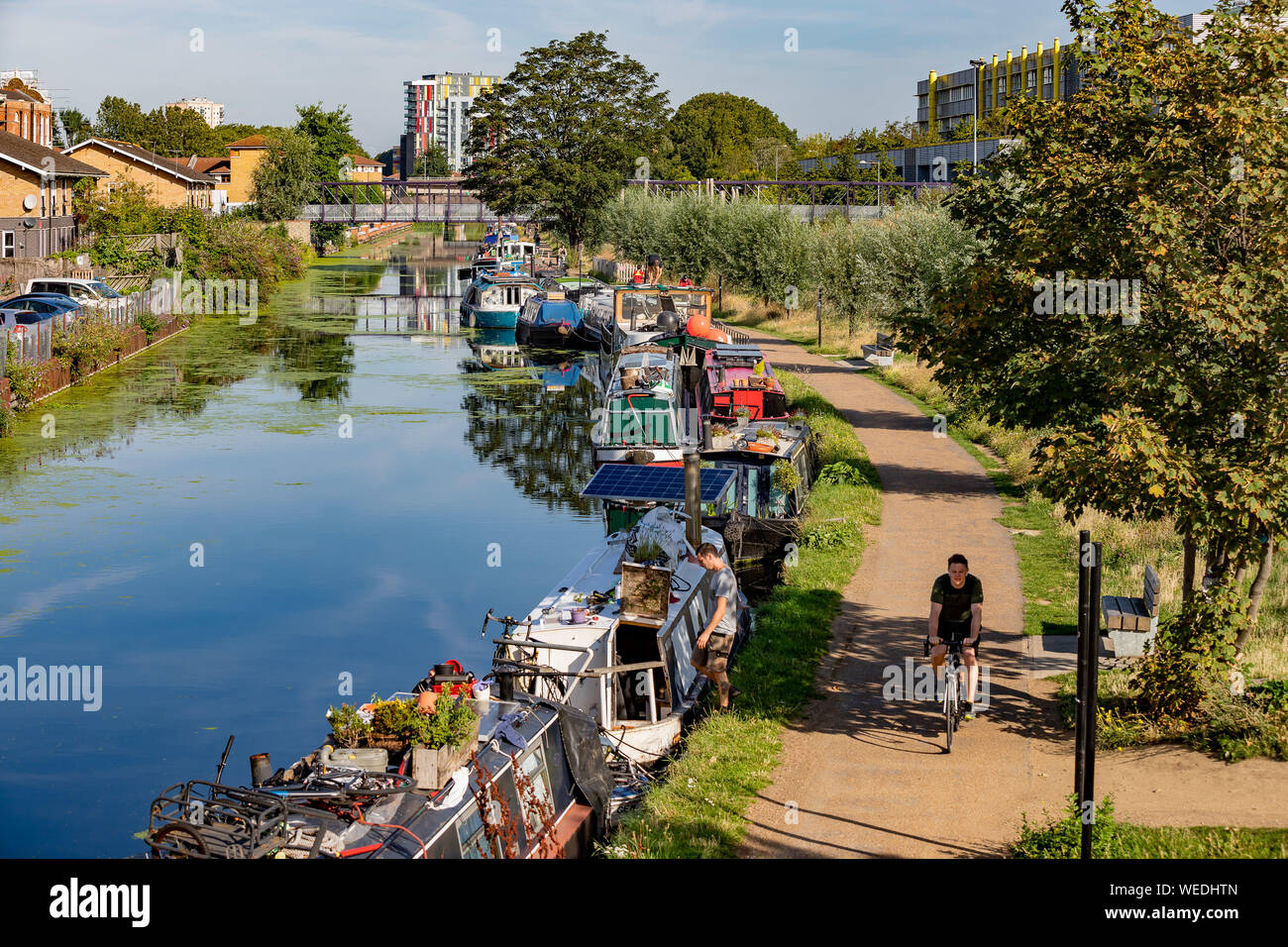 Emplacement Hackney & Stratford dans l'Est de Londres Photographie Banque D'Images