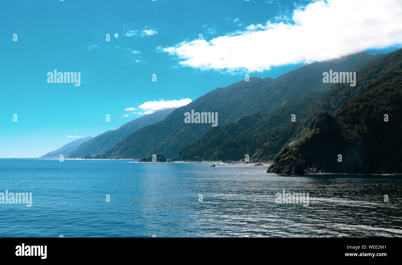 Milford Sound, Nouvelle-Zélande - Paysage Banque D'Images