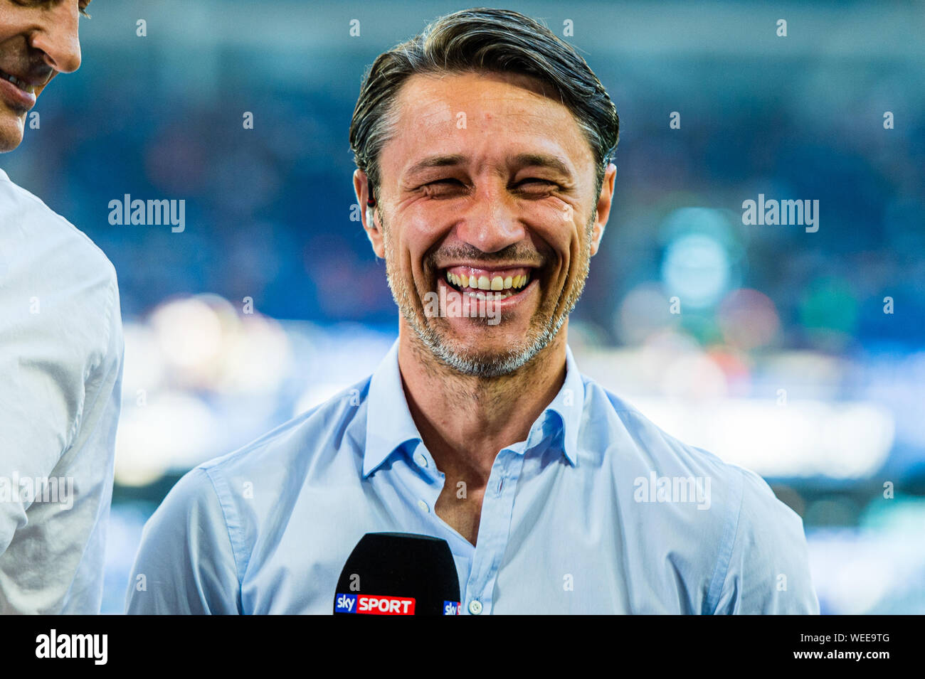 24 augustus 2019 Gelsenkirchen, Allemagne Soccer Schalke 04 / Bayern Munchen 24-08-2019: Voetbal: Schalke 04 / Bayer Munchen: Gelsenkirchen L-R FC Bayern Munchen entraîneur Niko Kovac Banque D'Images