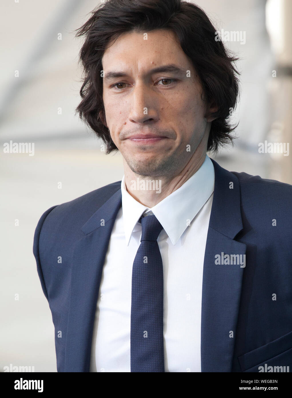 Adam Driver au photocall pour le film Mariage Histoire au 76e Festival du Film de Venise, le jeudi 29 août 2019, Venise, Italie. Banque D'Images