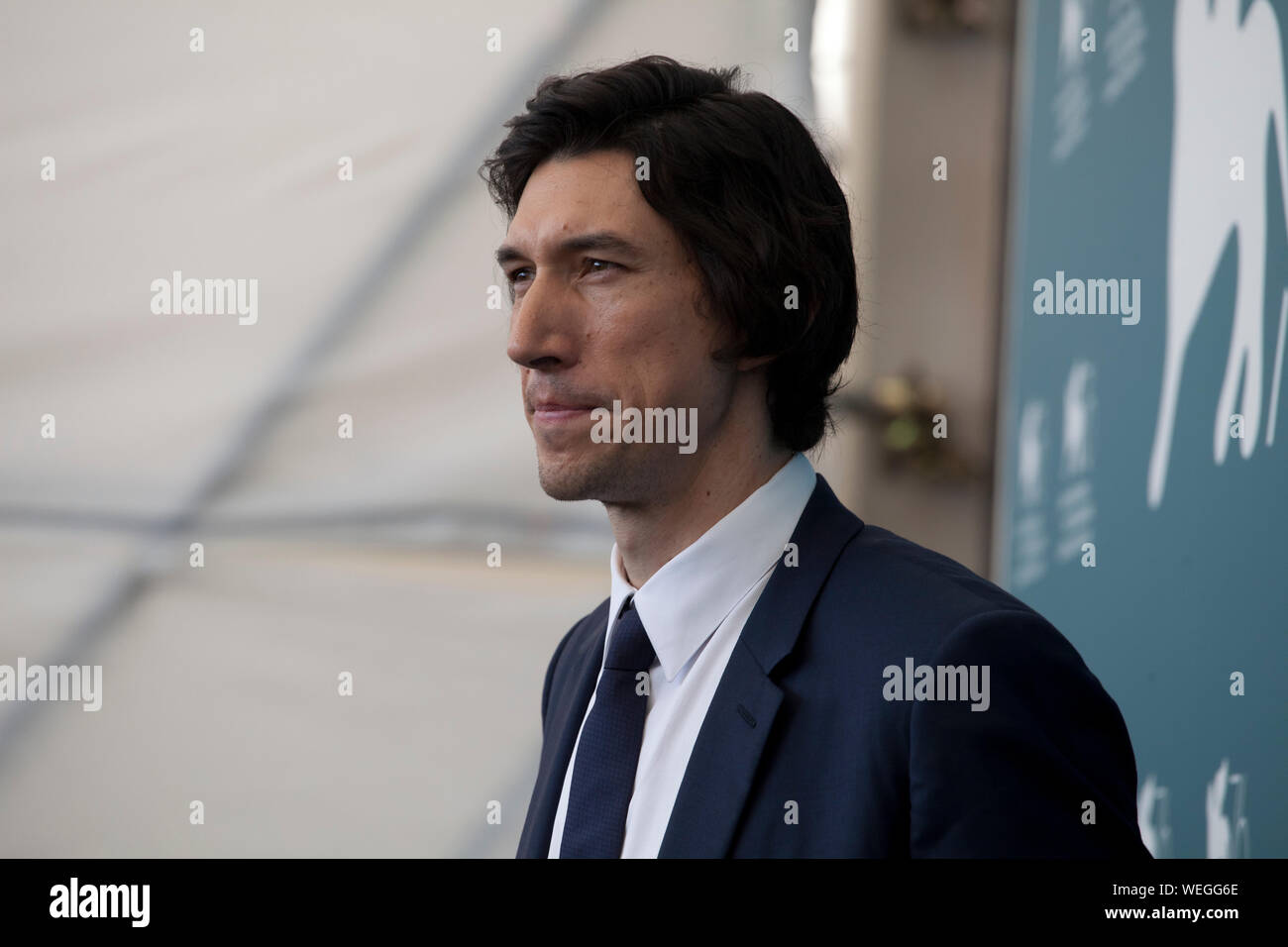 Adam Driver au photocall pour le film Mariage Histoire au 76e Festival du Film de Venise, le jeudi 29 août 2019, Venise, Italie. Banque D'Images