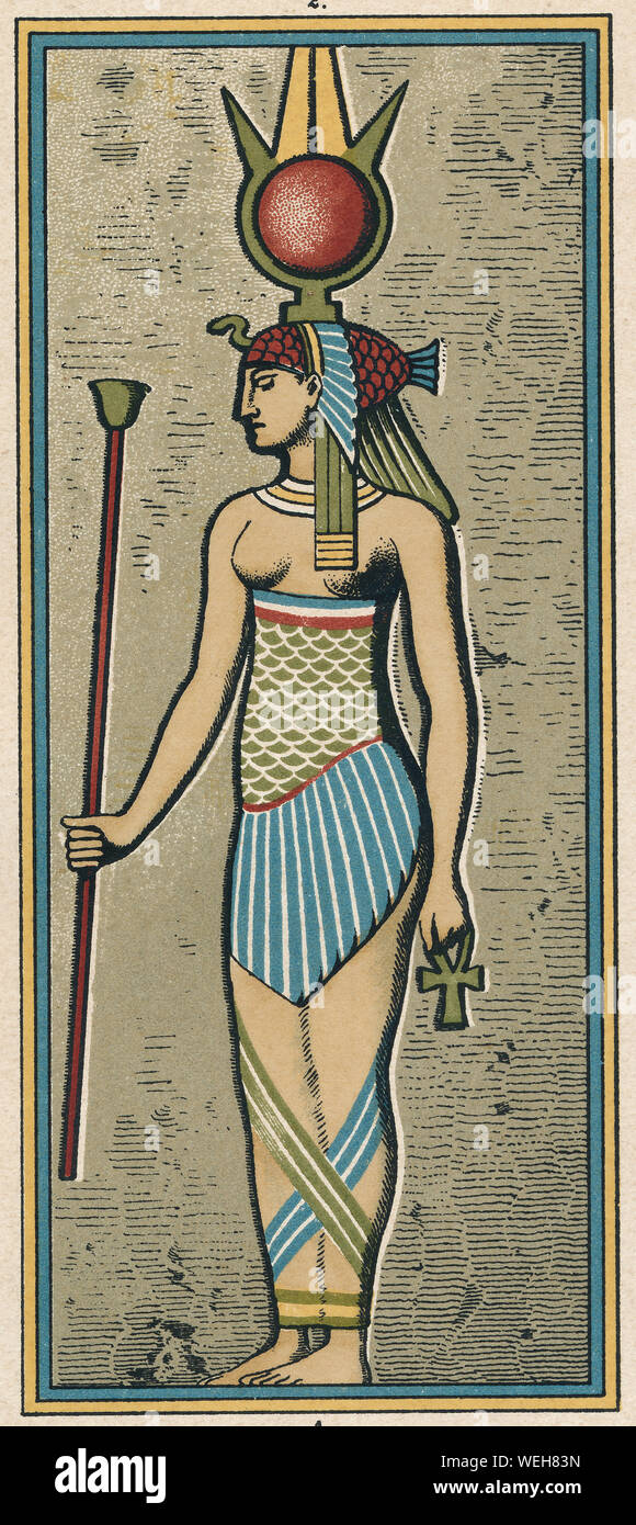 Isis, dieux égyptiens Banque D'Images