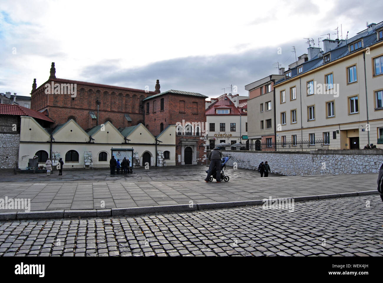 Cracovie, Pologne. Le ghetto Banque D'Images