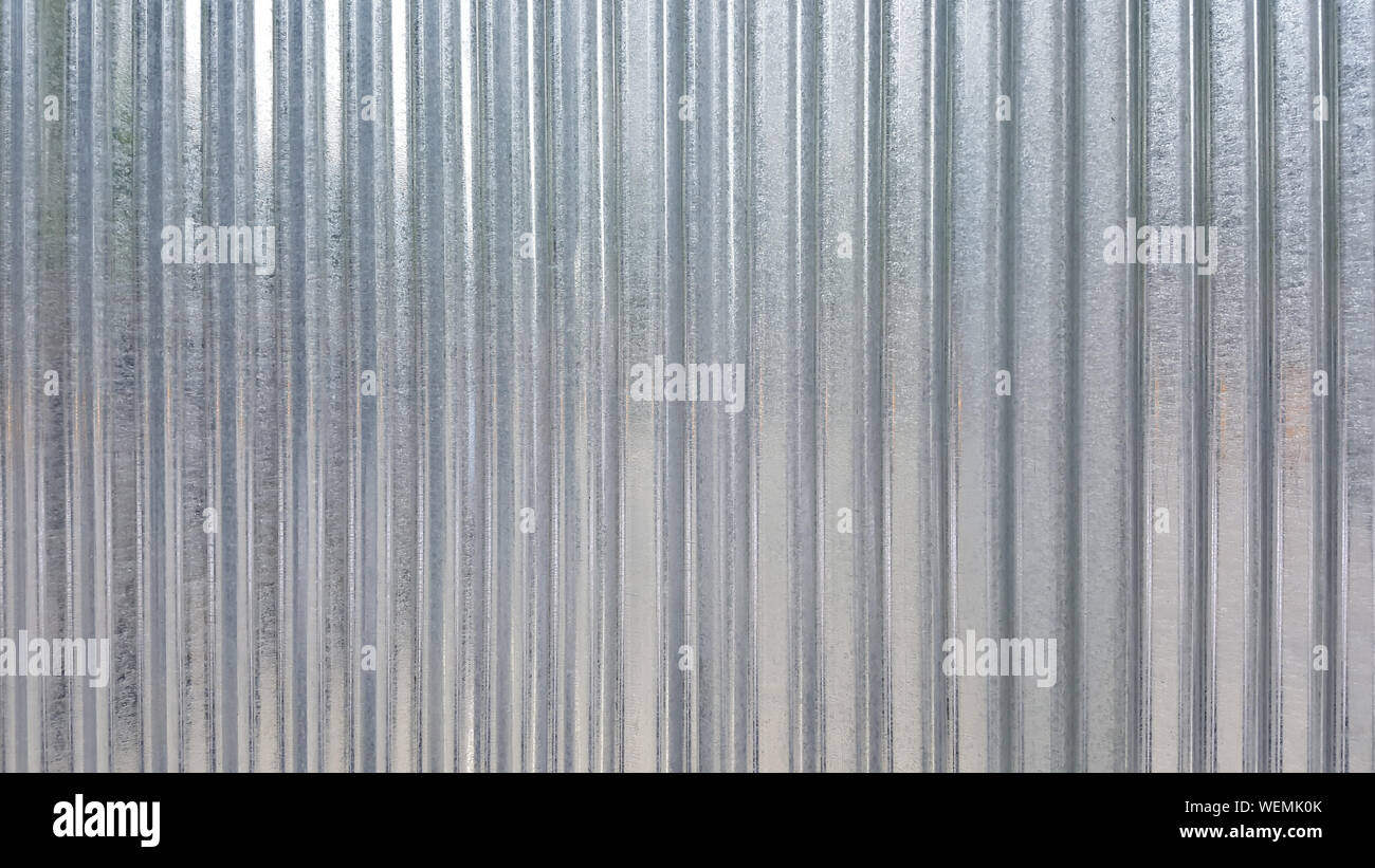 Métal ondulé blanc de zinc ou de surface texture ou galvaniser l'acier