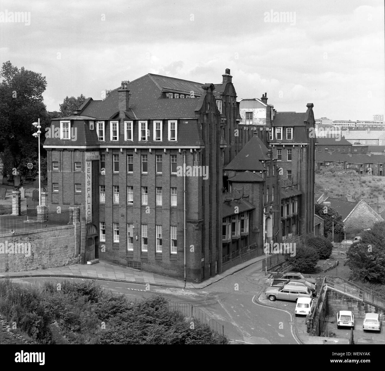 Men's Palace, l'Armée du Salut, Newcastle, c. 1974 Banque D'Images