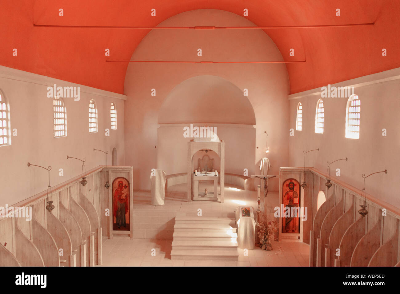Sari, Solenzara, Corse, France, juillet 2019 - Monastère Notre-Dame de l'Assunta Gloriosa Banque D'Images