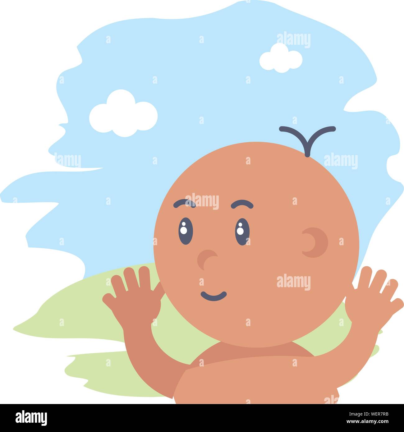 Bebe Garcon Mignon Vecteur Illustration Design Caractere Avatar Image Vectorielle Stock Alamy