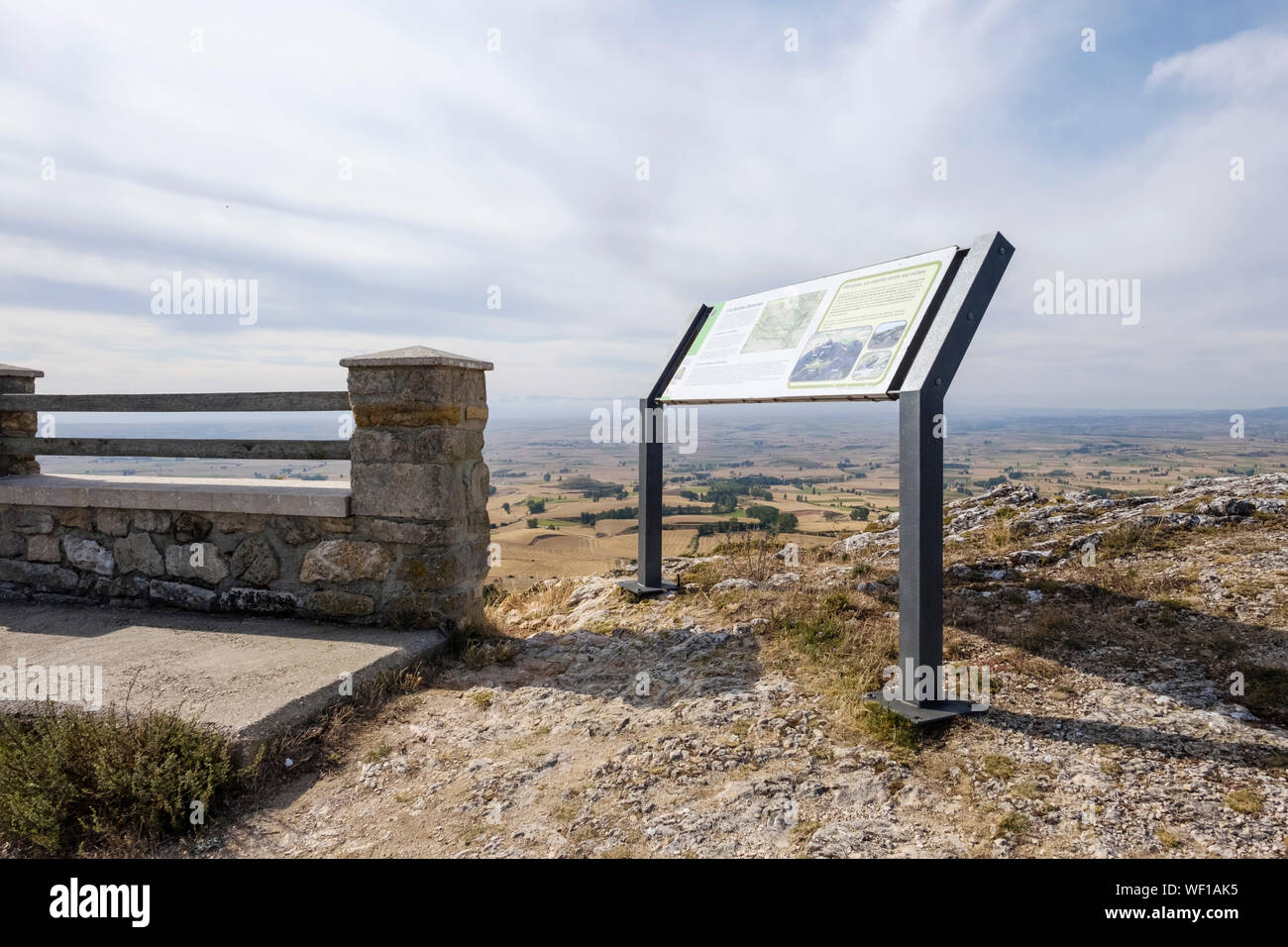 Au point de vue de Parque Natural Montes Obarenes, Province de Burgos, Espagne Banque D'Images