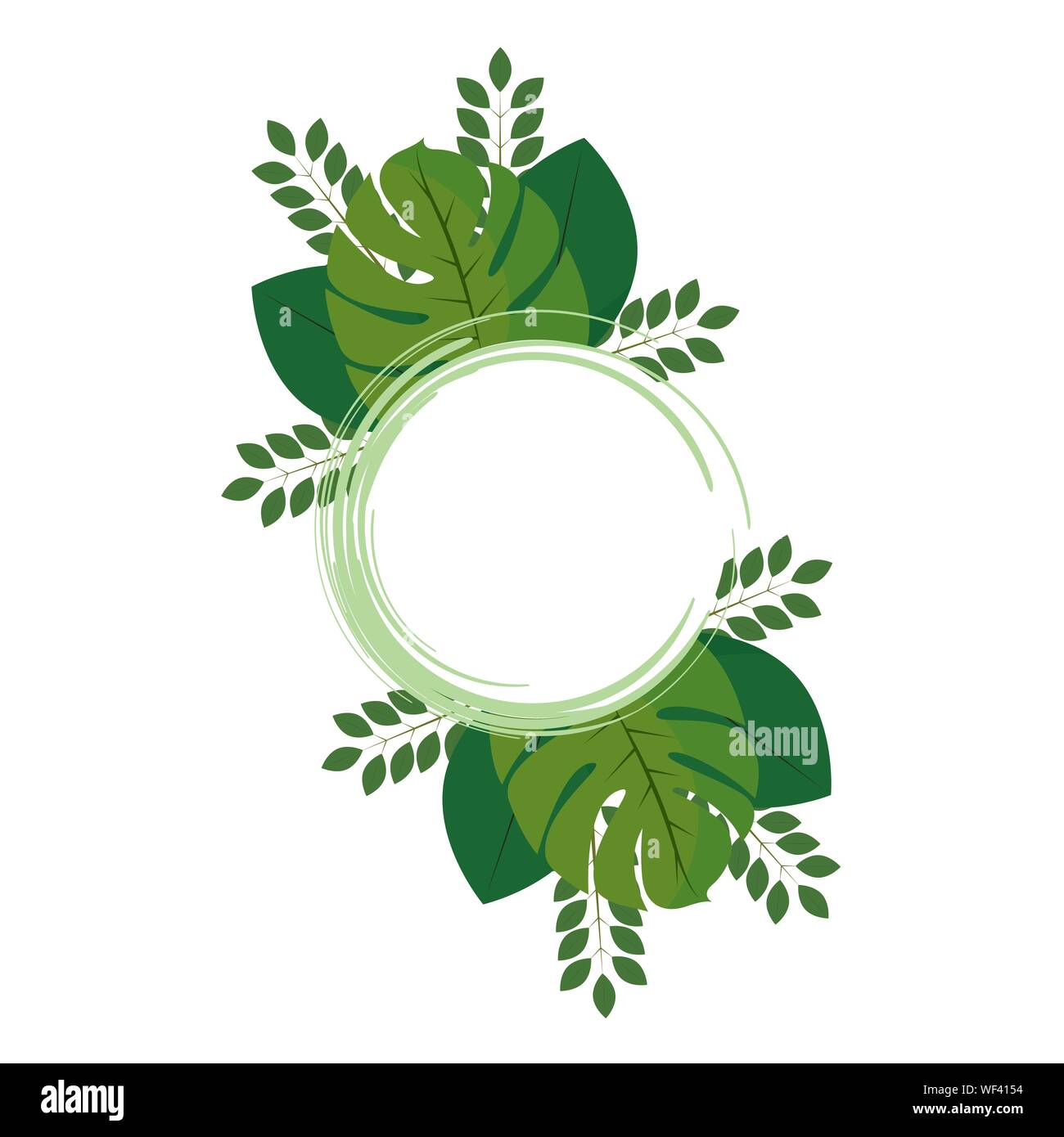Objet ornement végétal Illustration de Vecteur