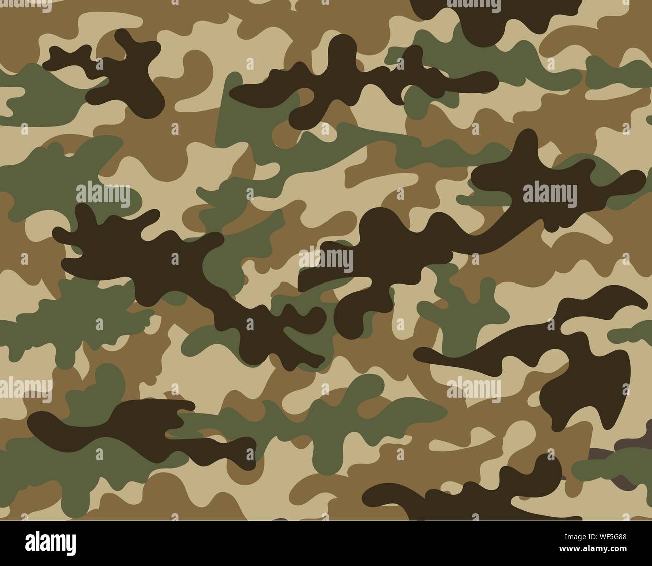 Camouflage texture parfaite illustration de l'armée militaire se répète Illustration de Vecteur