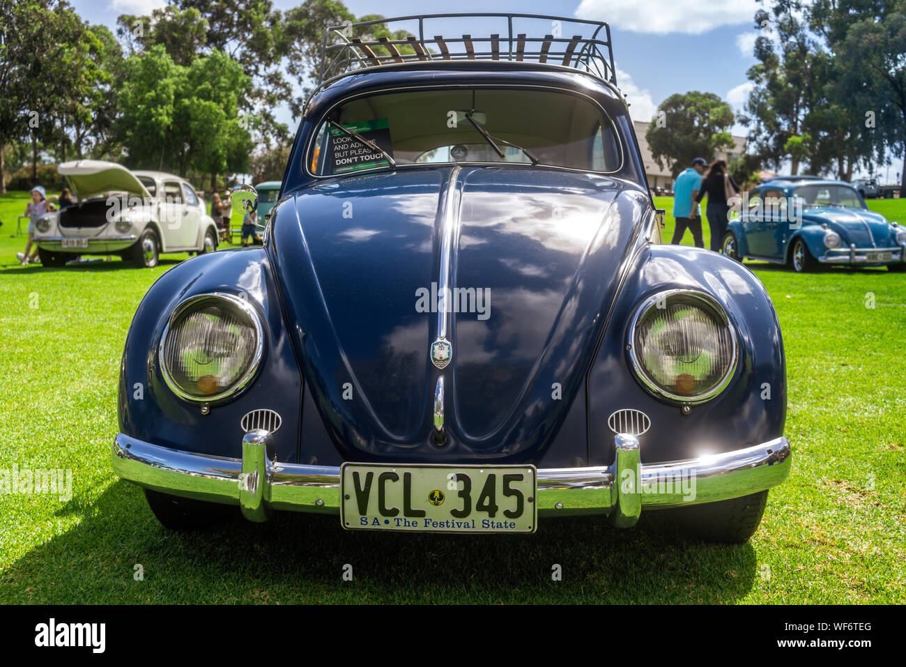 Voir les vieilles voitures Volkswagen d'Adélaïde, SA, Australie Banque D'Images