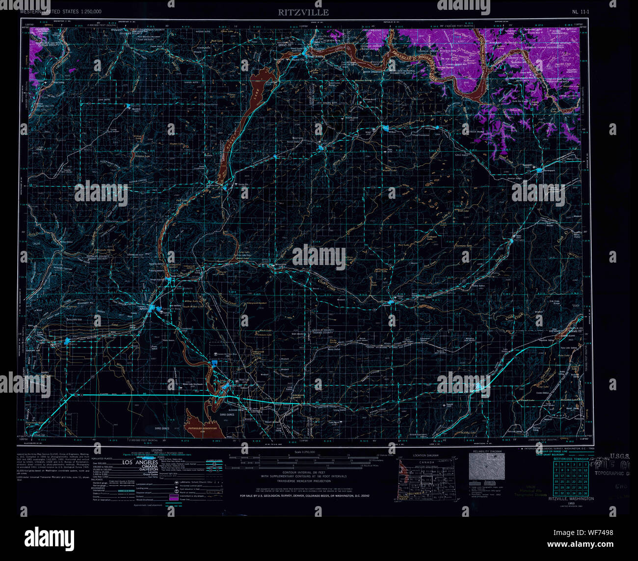 Plan de ritzville Banque de photographies et d’images à haute résolution Alamy