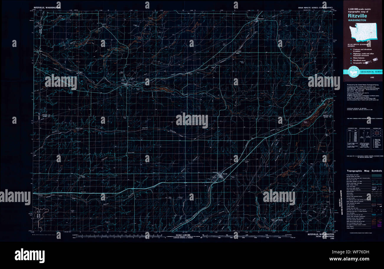 Plan de ritzville Banque de photographies et d’images à haute résolution Alamy