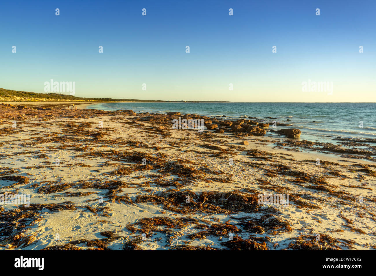 Moonta Bay Beach sur la péninsule de Yorke à l'Australie du Sud, Australie Banque D'Images