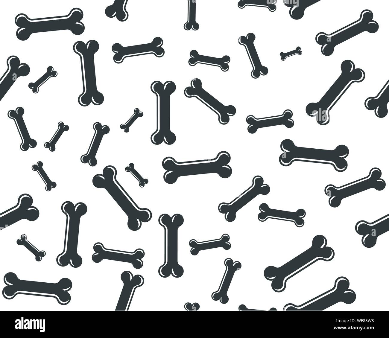 Icône vecteur d'os, chien de compagnie, l'icône d'investigation - Vector illustration Illustration de Vecteur