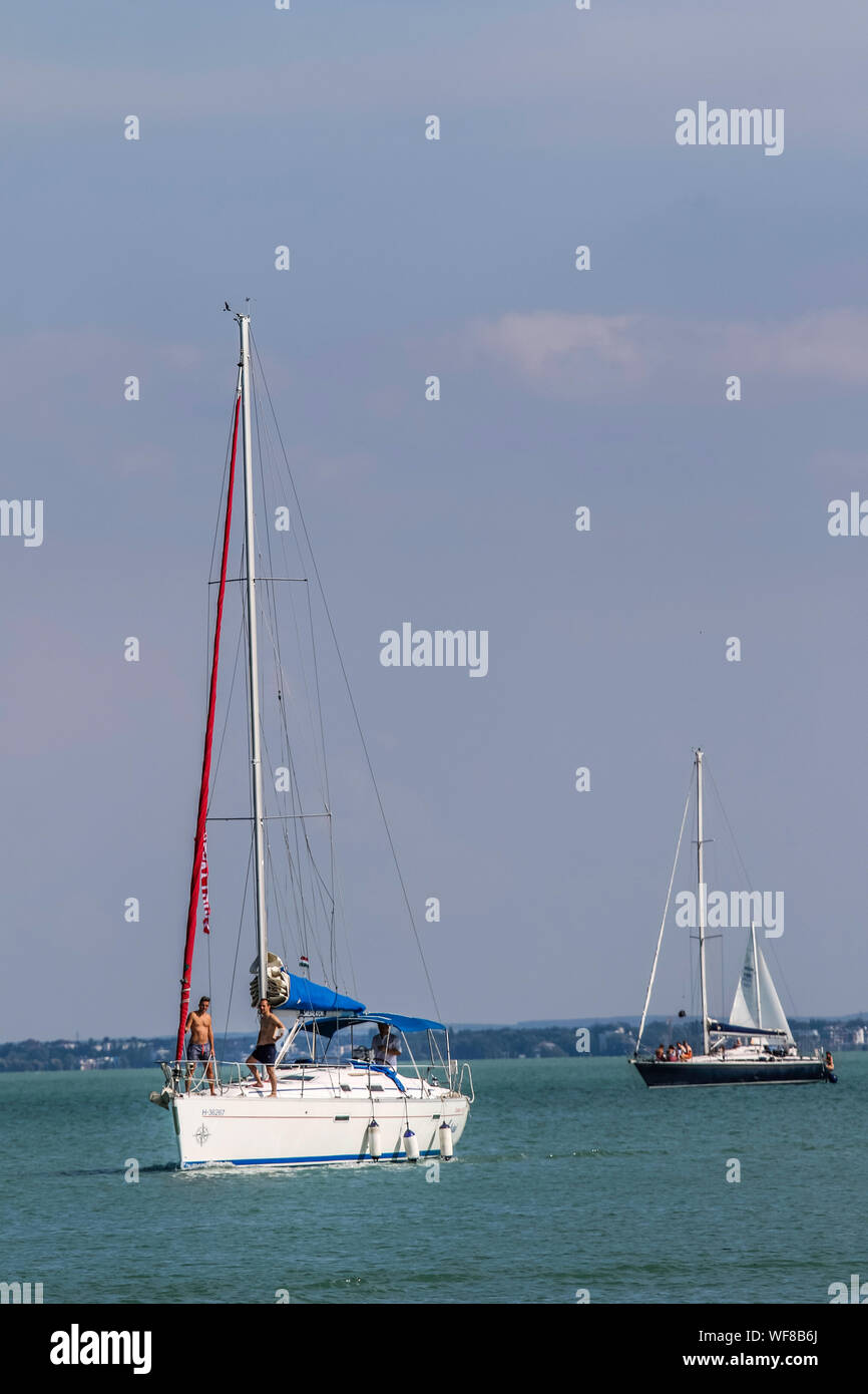 Lac Balaton, Hongrie le 03 août 2019 Credit Ilona Barna, BIPHOTONEWS, Alamy Banque D'Images