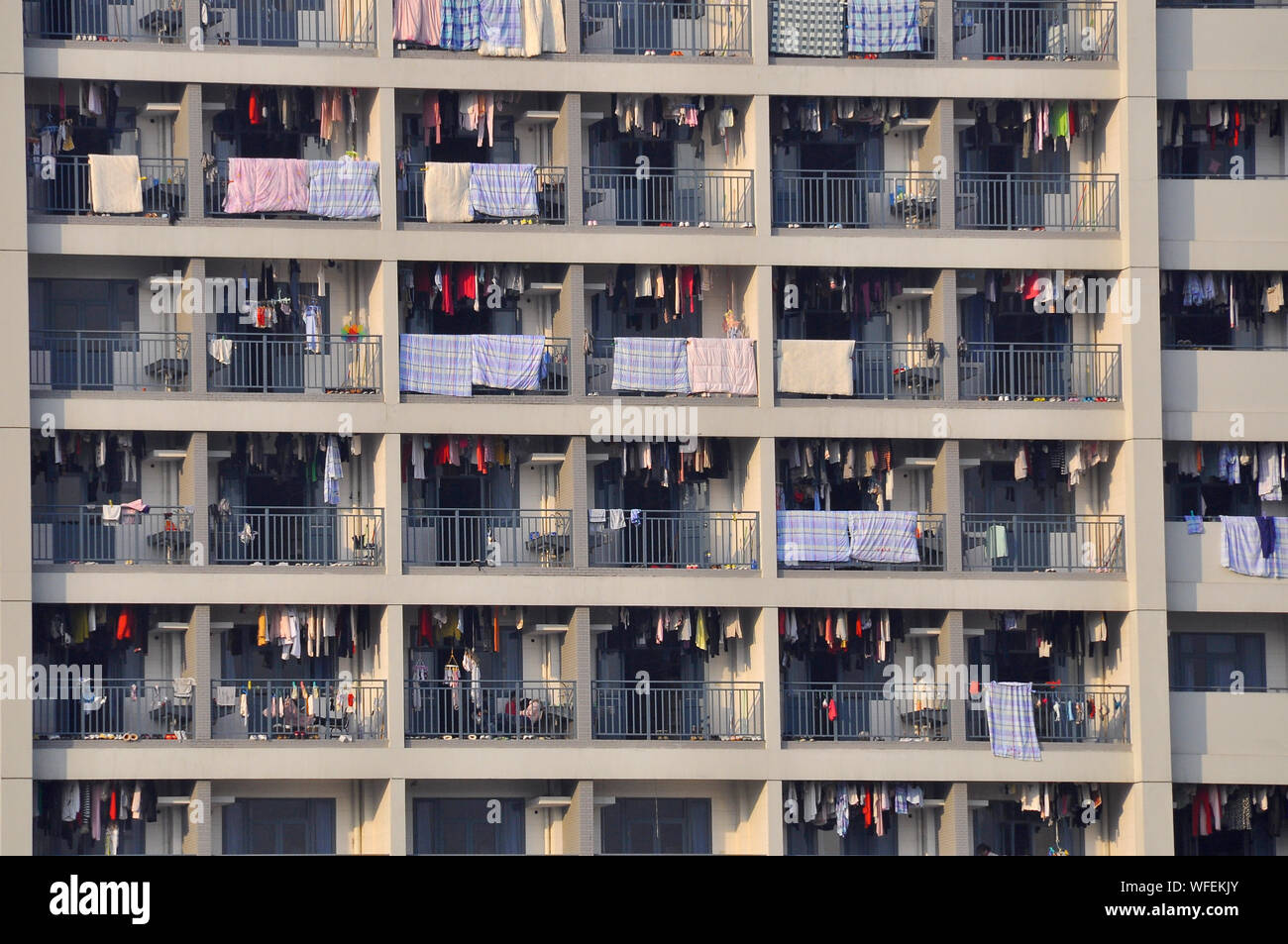 L'hébergement des étudiants de l'université, les halls de résidence, à Nantong Chine Banque D'Images