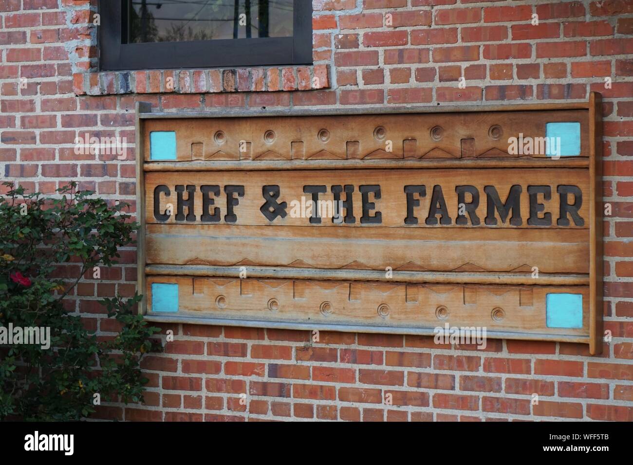 Inscrivez-vous pour le chef et l'agriculteur - Chef Restaurant Vivian Howard Banque D'Images