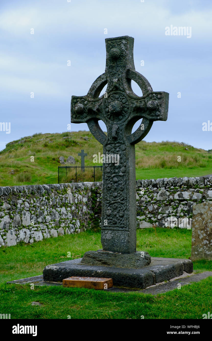 Kidalton High Cross, Islay, Ecosse Banque D'Images