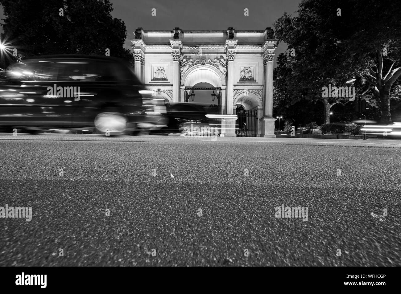 Nuit à Marble Arch, London Banque D'Images