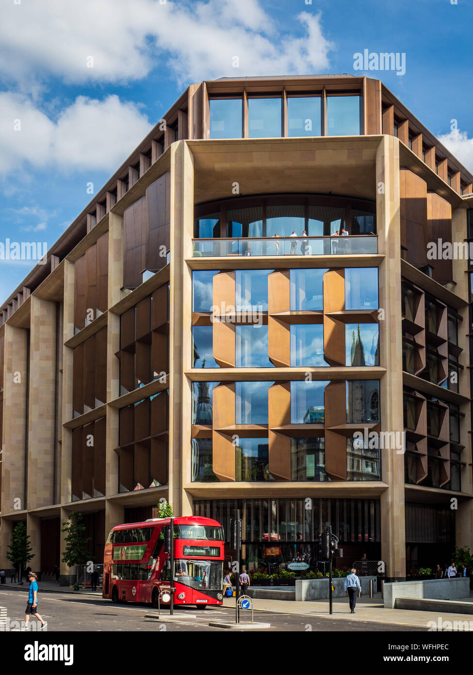 Bloomberg Building London - European HQ de BLOOMBERG L.P. Ouvert 2017 Foster and Partners Architects Banque D'Images