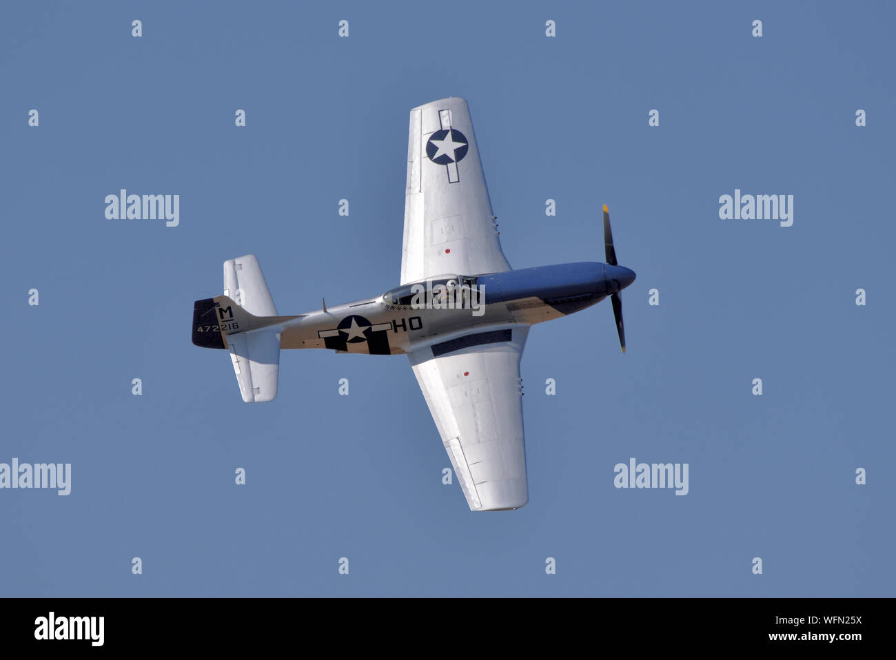 North American P51-D Mustang Mlle Helen Little Gransden Airshow 2019 Banque D'Images