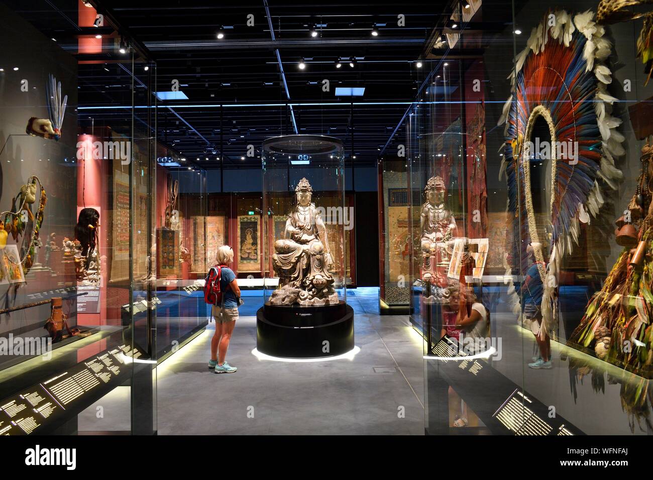 La Suisse, Genève, MEG, Musée d'Ethnographie de Genève, Avalokitasvara Bodhisattva de la compassion, Guanyin Pusa Banque D'Images