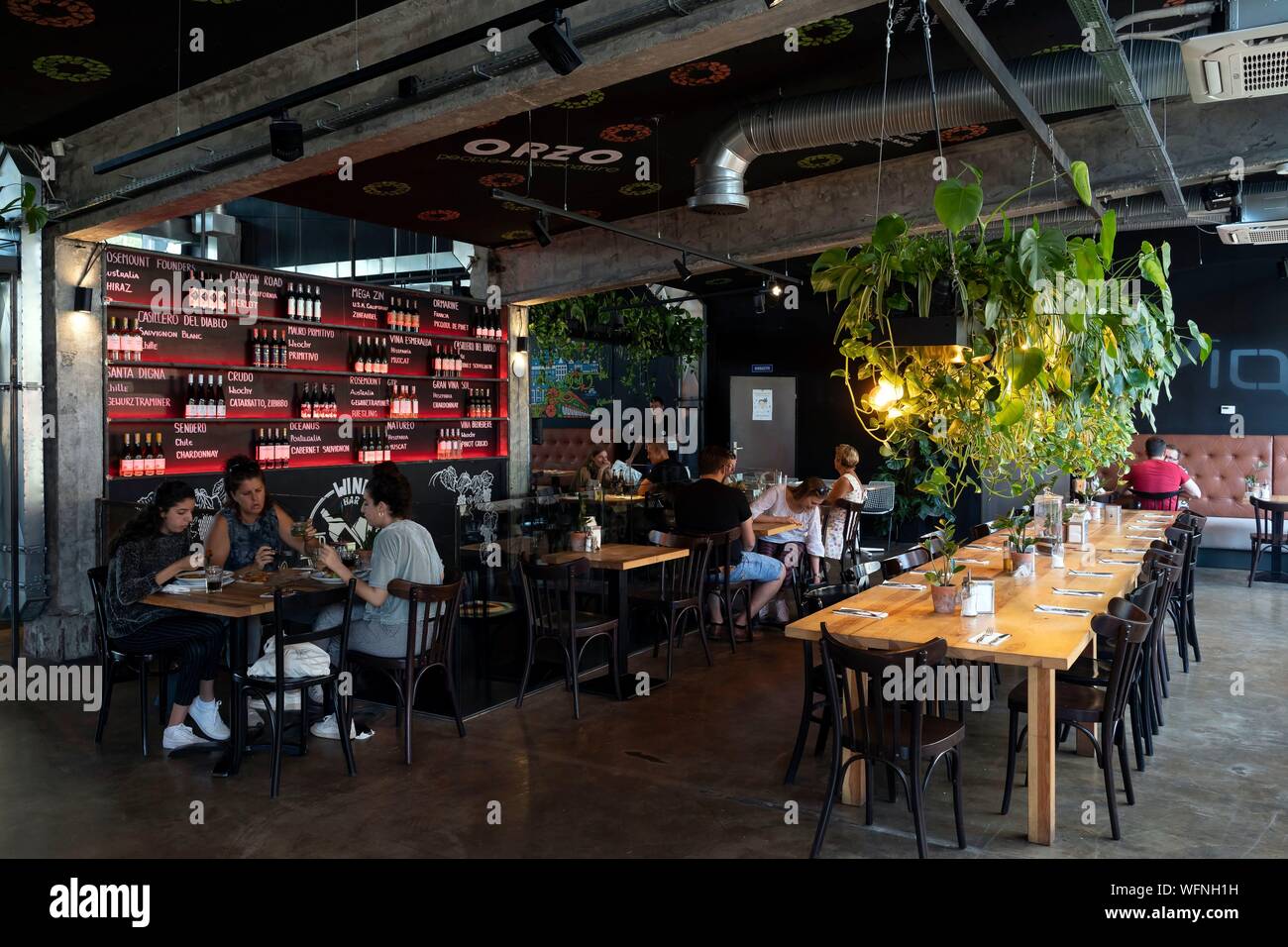 La Pologne, Voïvodie Malopolskie, Cracovie, Podgorze aera, l'orzo restaurant Banque D'Images