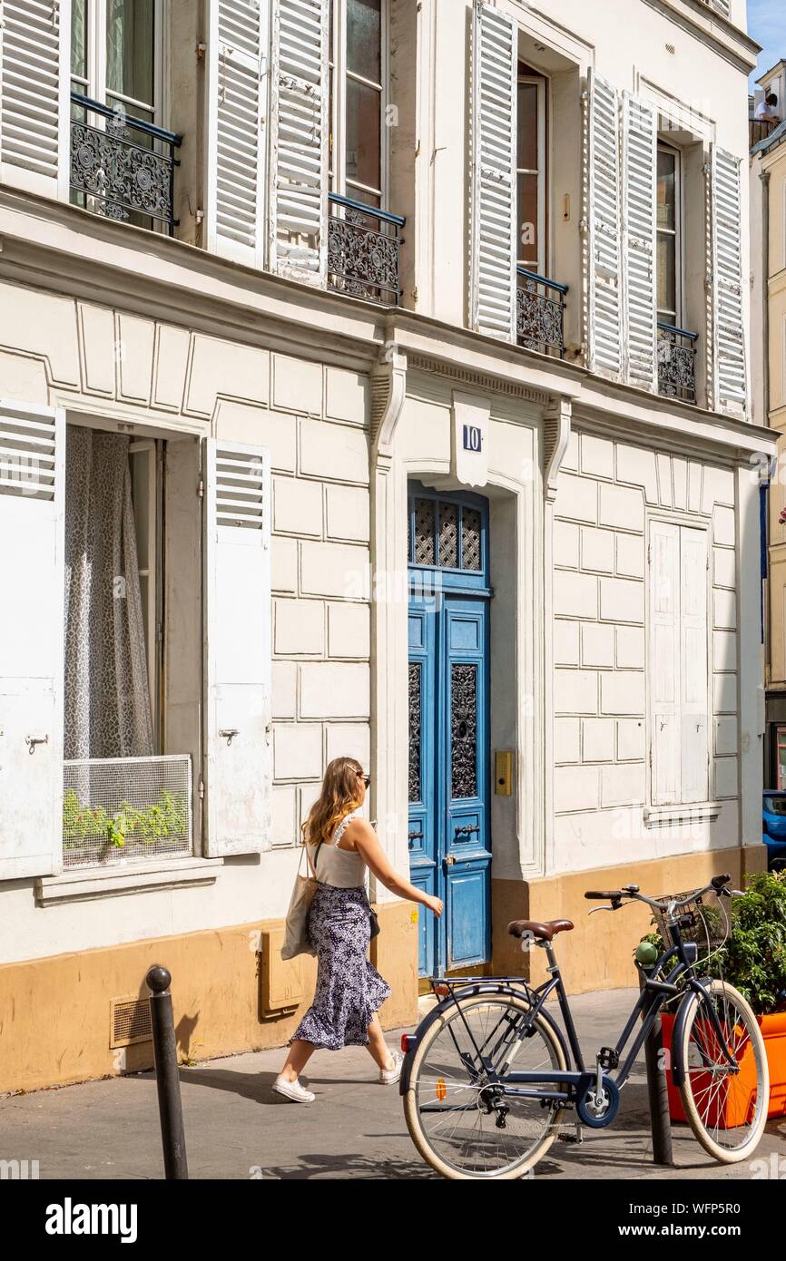 France, Paris, 10 rue Constance, ancien atelier de Fernand Cormon fréquenté que Toulouse Lautrec Banque D'Images