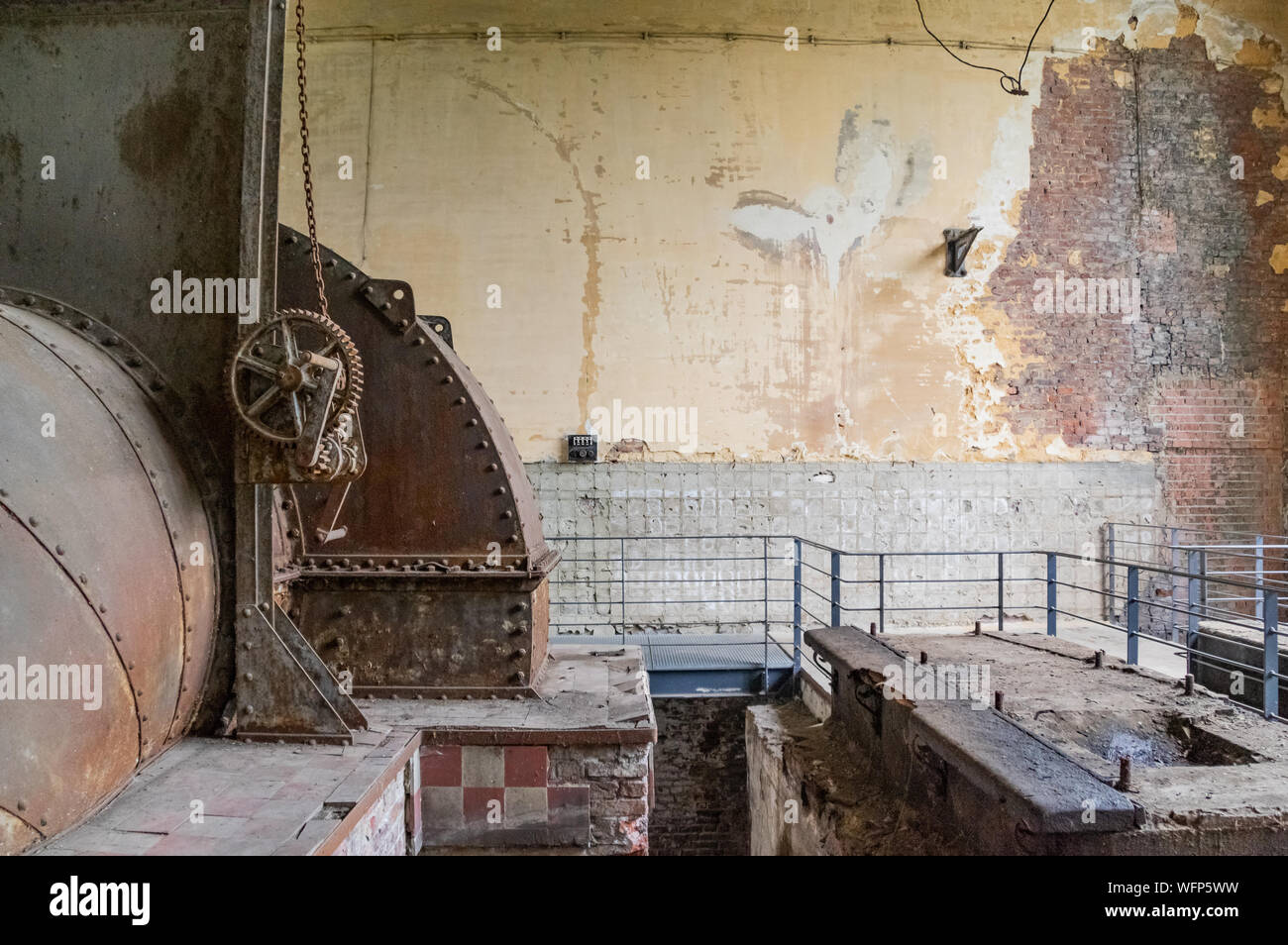 UNESCO World Heritage site de Bois-du-Luc dans le Wallon province de Belgique, composé d'une ville construite pour les travailleurs de l'entreprise autour d'un ancien site minier Banque D'Images