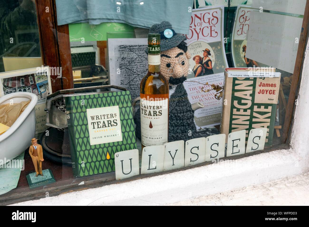 Reland, Dublin, Lincoln, la pharmacie Sweny cité dans le livre Ulysses est aujourd'hui un musée à la gloire de James Joyce avec lectures quotidiennes Banque D'Images