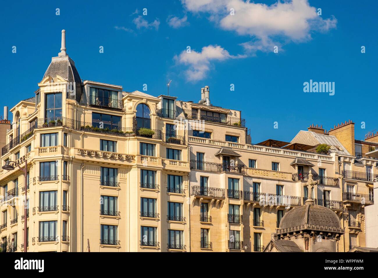 France, Paris, le Terrass Hotel Banque D'Images