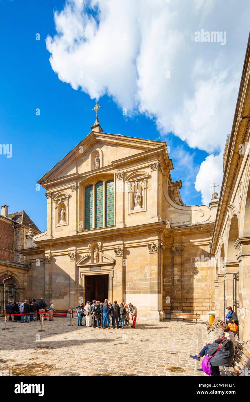 France, Paris, Journées du Patrimoine 2017, l'Institut catholique, l'église baroque de Saint Joseph des Carmes Banque D'Images