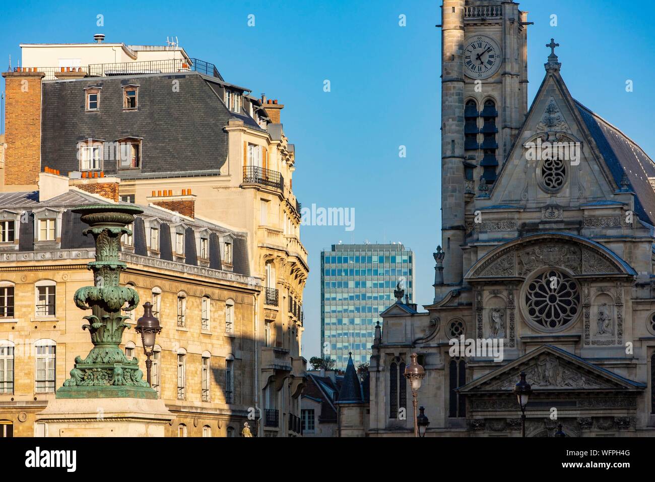 France, Paris, Sainte Gennevieve district de montagne Banque D'Images