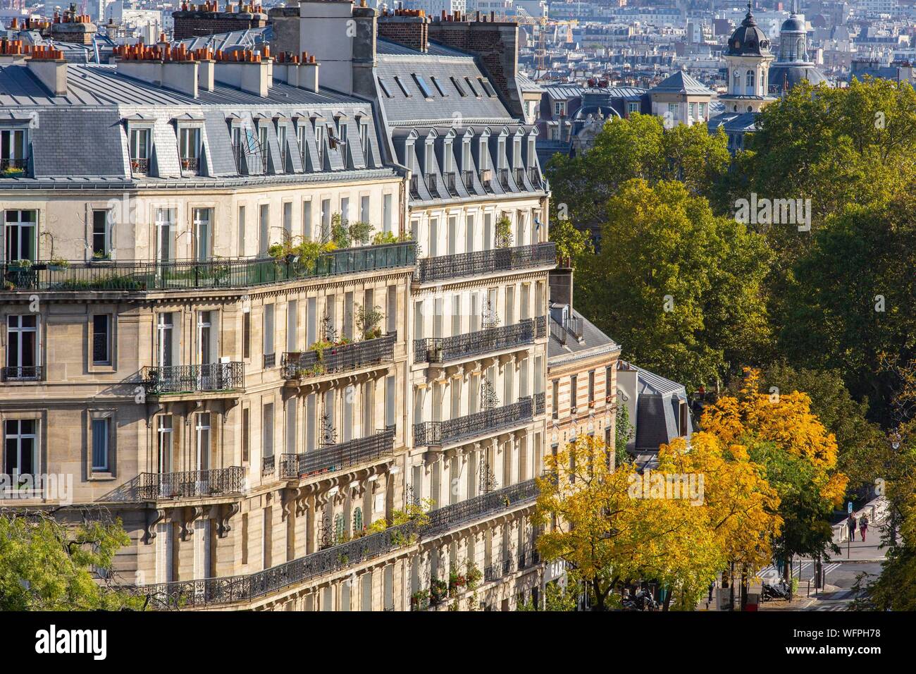 France, Paris, 4ème arrondissement, les bâtiments Banque D'Images