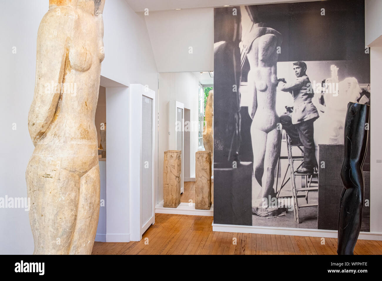 France, Paris, Musée Zadkine, installé dans l'atelier chambre qu'Ossip Zadkine occupé de 1928 à 1967 Banque D'Images