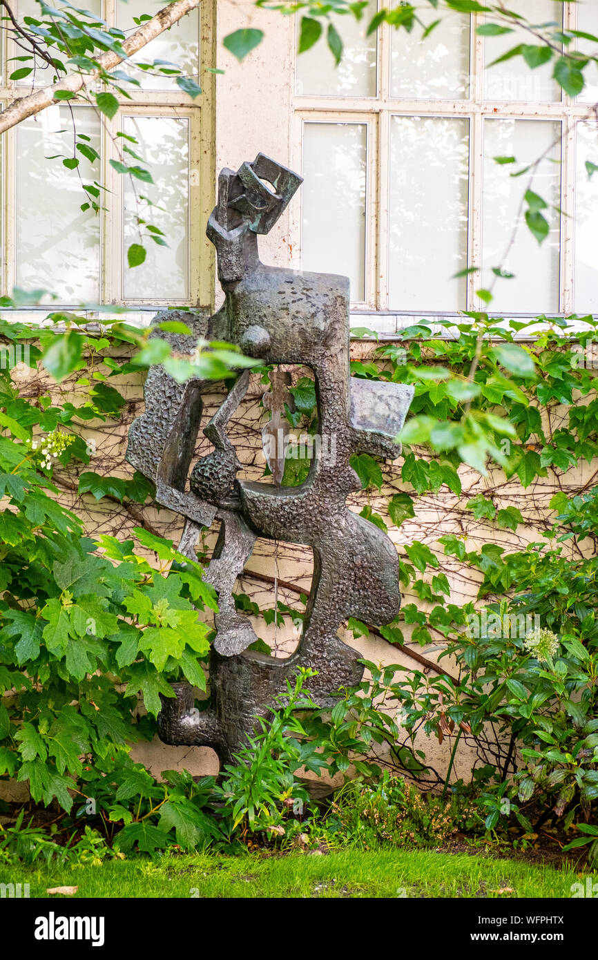 France, Paris, Musée Zadkine, installé dans l'atelier chambre qu'Ossip Zadkine occupé de 1928 à 1967 Banque D'Images