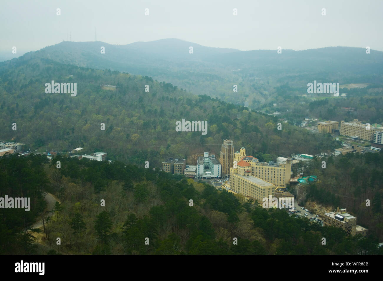 Vue de Hot Springs Mountain Tower, de l'Arkansas Banque D'Images