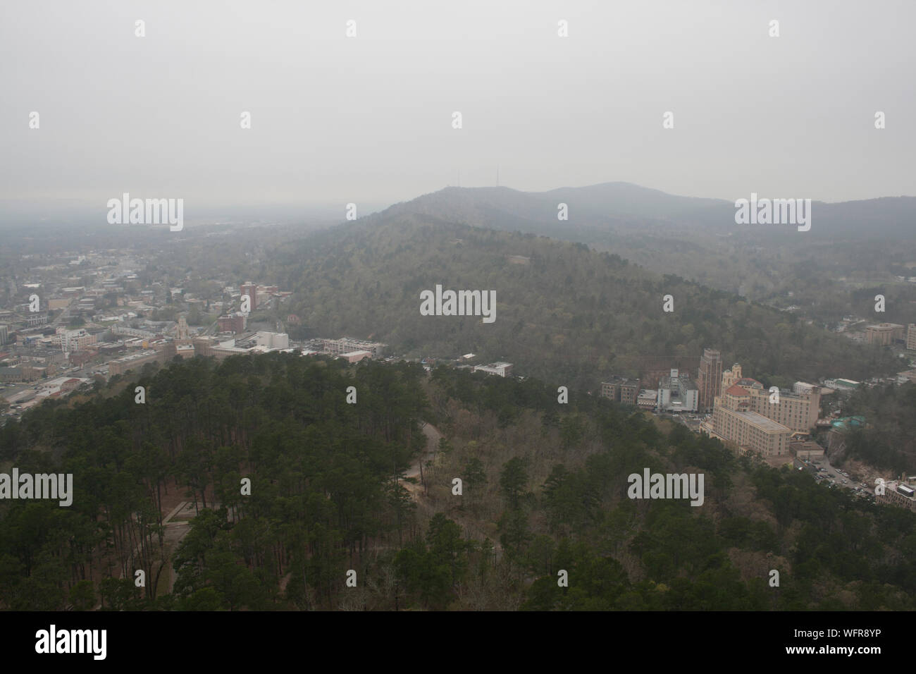 Vue de Hot Springs Mountain Tower, de l'Arkansas Banque D'Images