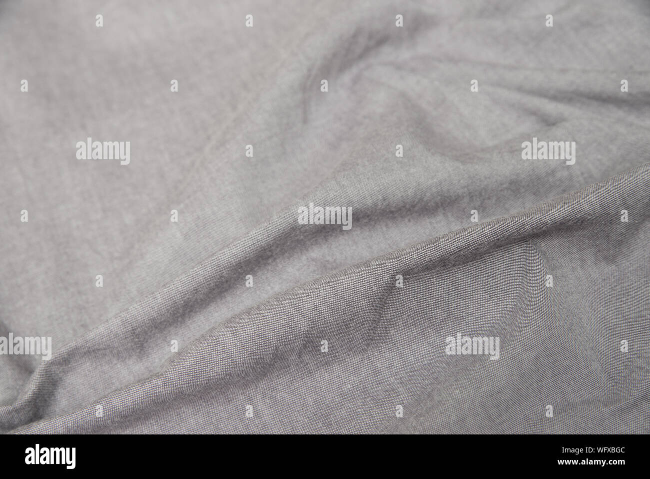 Couleur gris froissé texture de fond textile Banque D'Images