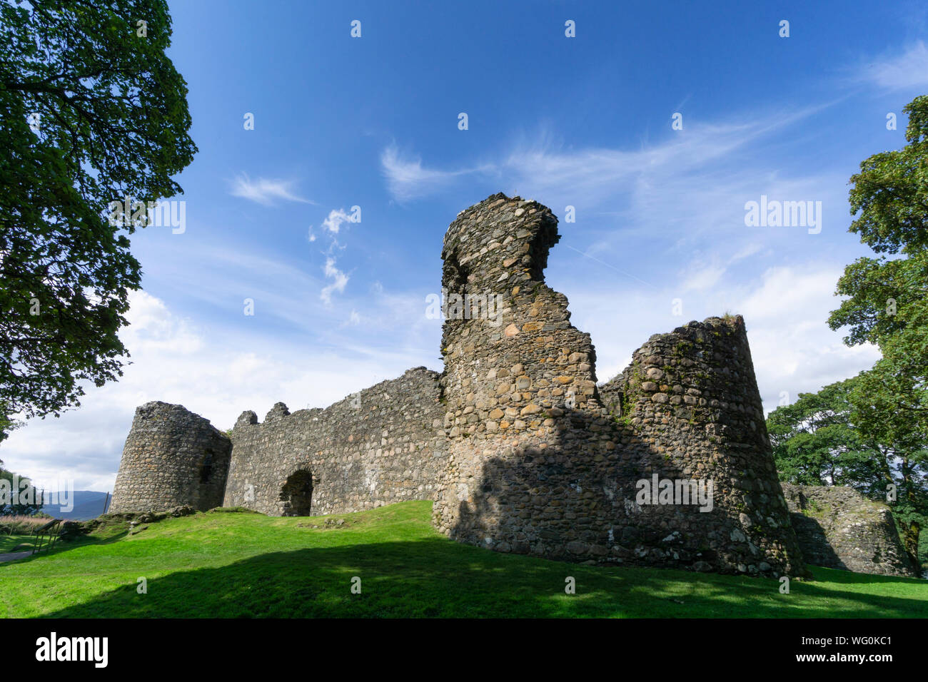 L'ancien Inverlochy Castle, Fort William, dans les highlands d'Ecosse Banque D'Images