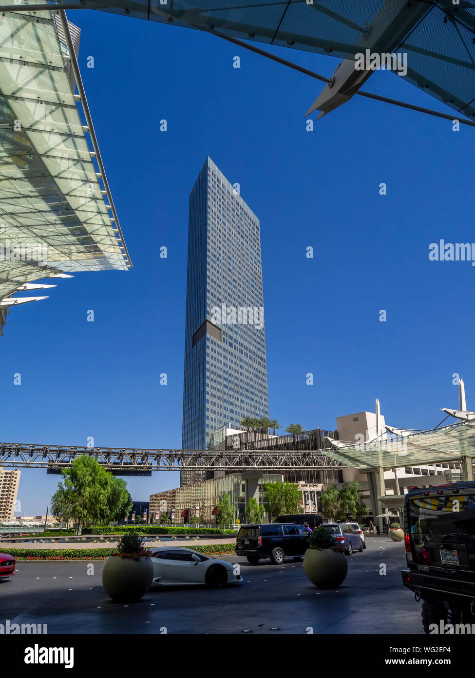 Le Mandarin Oriental Resort and Casino à Las Vegas. Le Mandarin Oriental Resort est un nouveau complexe hôtelier 5 étoiles, situé dans la zone de centre-ville. Banque D'Images