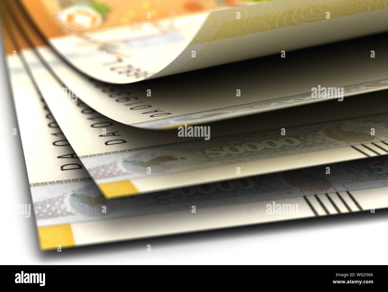 Won sud-coréen service libre Banque D'Images