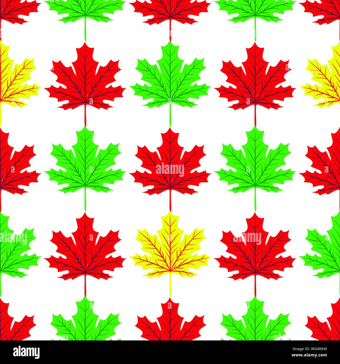 Belles feuilles d'Érable à la main mélanger avec ligne moderne en forme d'érable et les feuilles d'automne une couche vectorielle de l'élément de modèle pour la mode,et,en tissu Illustration de Vecteur