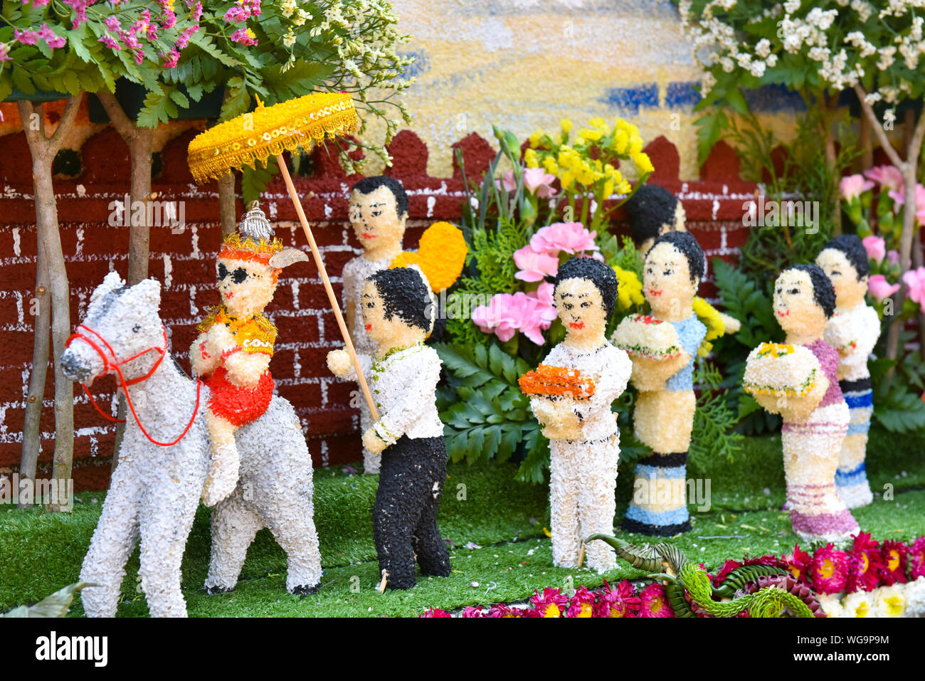 Festival des fleurs de Chiang Mai, Thaïlande Banque D'Images