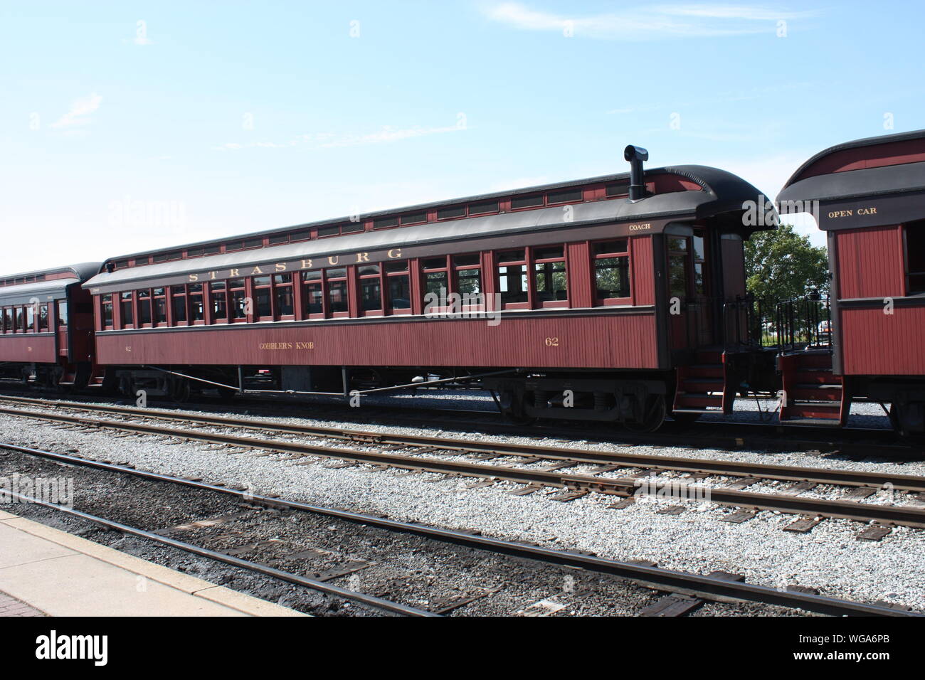 Loco vapeur fer Vintage USA Banque D'Images