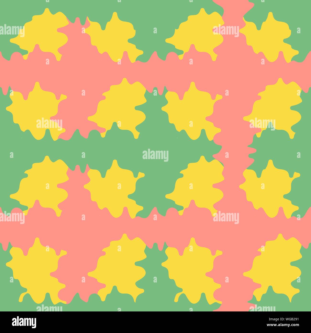 Hand drawn seamless pattern style abstrait illustration vectorielle stock. Illustration de Vecteur