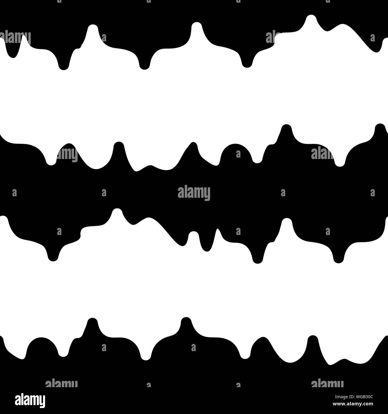 Hand drawn seamless pattern style abstrait. blanc et noir. stock vector illustration Illustration de Vecteur