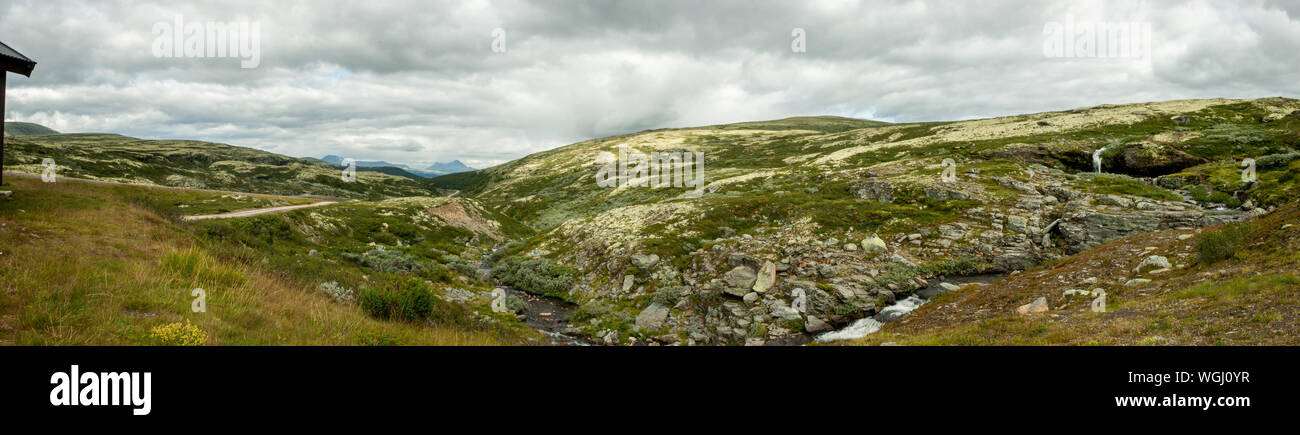 Panorama photo, le parc national de Jotunheimen, Norvège Banque D'Images