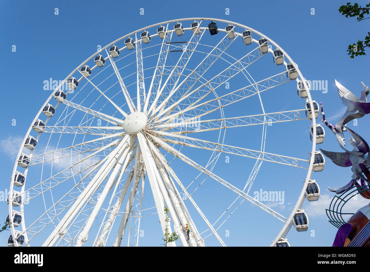 La roue de Liverpool, Keel Wharf, Liverpool, Merseyside, England, United Kingdom Banque D'Images